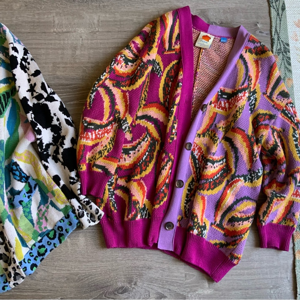 FARM Rio Colorful Patterned Sweaters - Multicolor and Pink - Picture 4 of 7